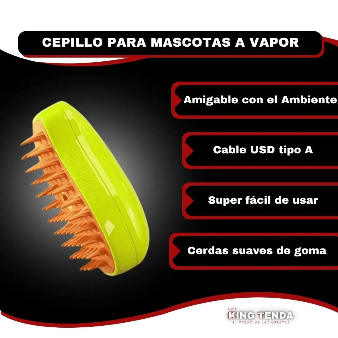 Cepillo a Vapor para Mascotas