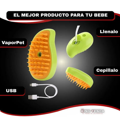 Cepillo a Vapor para Mascotas